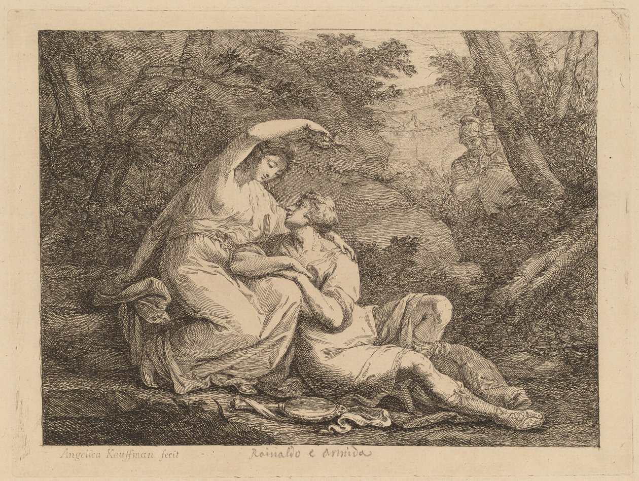 Rinaldo ve Armida by Angelica Kauffmann