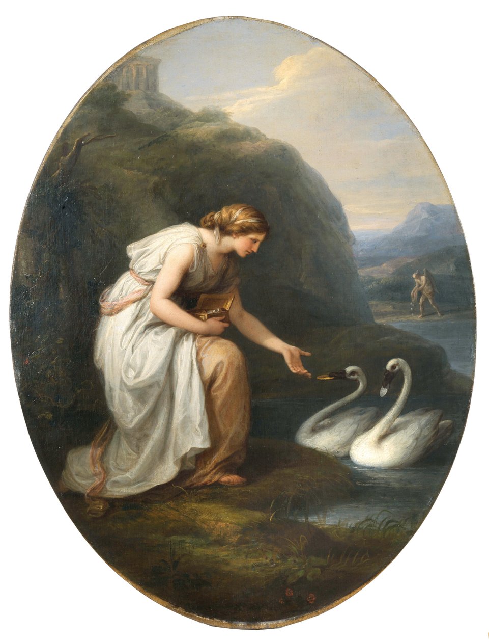 Immortalia - ölümsüzlüğün perisi, 1783. by Angelica Kauffmann