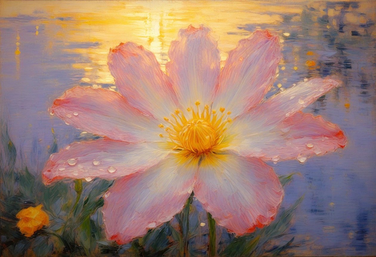Florals 115, c.2025 (tuval üzerine yağlıboya) by Angelita Hawke