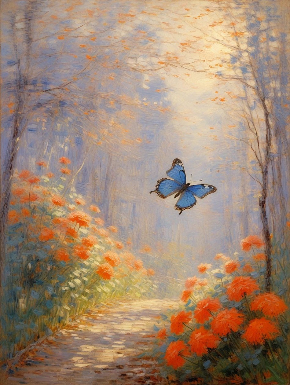 Florals 82, c.2023 (tuval üzerine yağlıboya) by Angelita Hawke