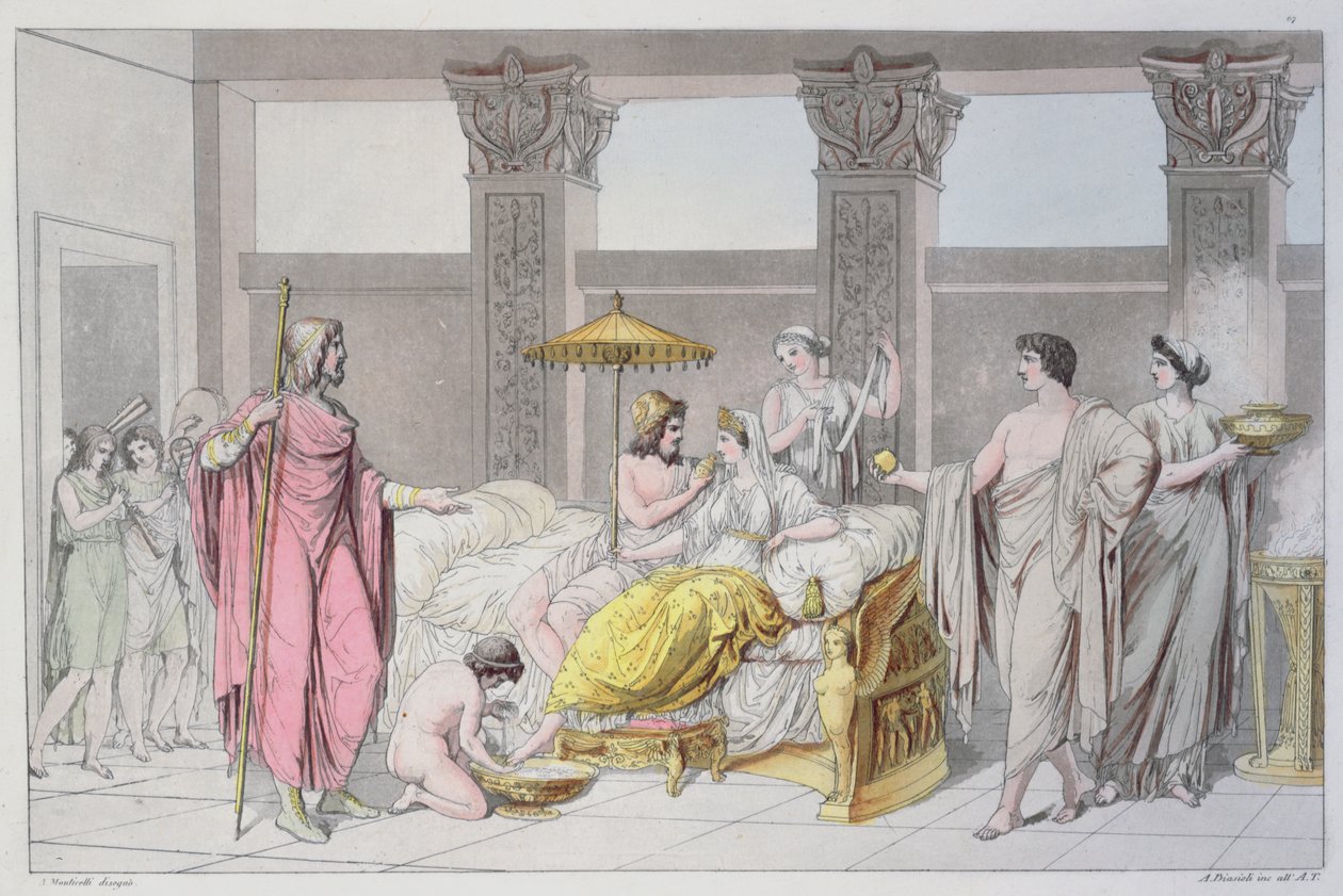 ದಿ ವೆಡ್ಡಿಂಗ್ ಆಫ್ ಯುಲಿಸೆಸ್ ಮತ್ತು ಪೆನೆಲೋಪ್, ಜೂಲ್ಸ್ ಫೆರಾರಿಯೊ ಅವರ 