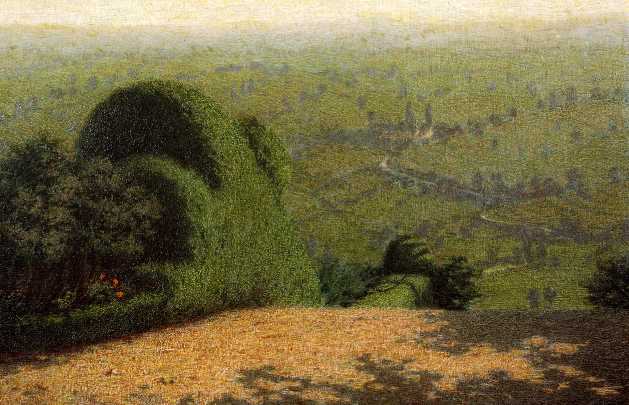 Bahçenin Köşesi, 1912 by Angelo Morbelli