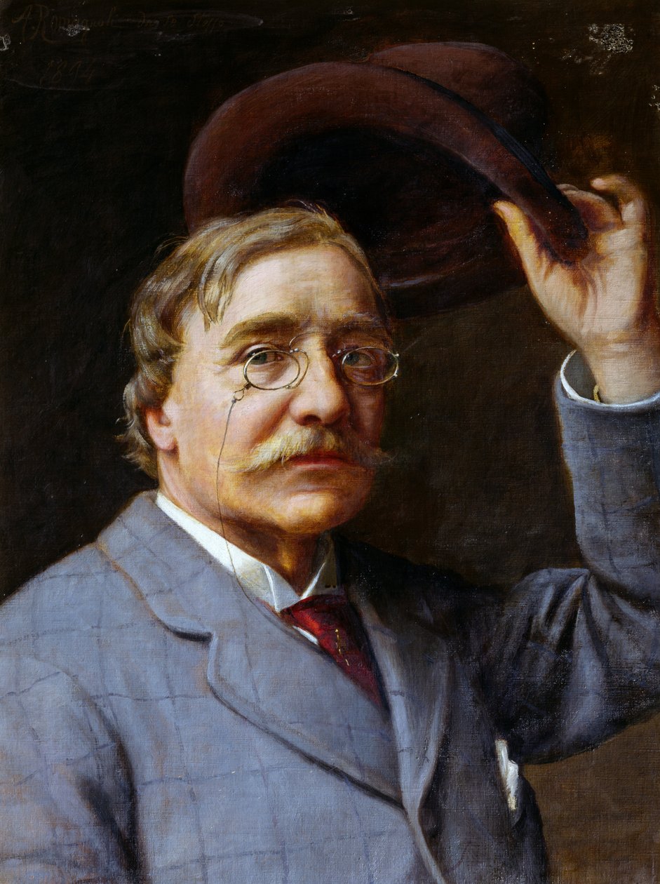 Angelo Romagnoli'nin otoportresi (Floransa 1840-1897'den sonra) by Angelo Romagnoli
