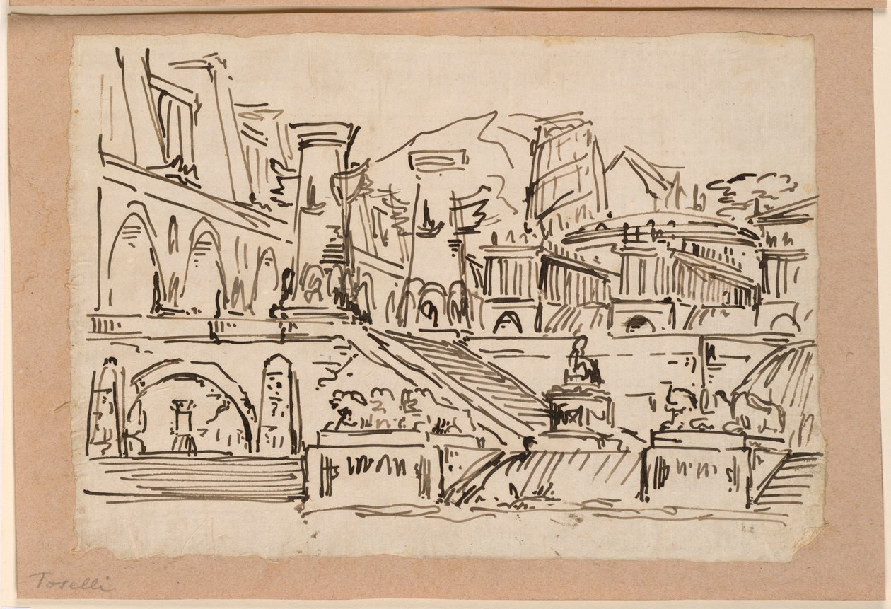 Sahne Tasarımı, Antik Yapılar Grubu by Angelo Toselli