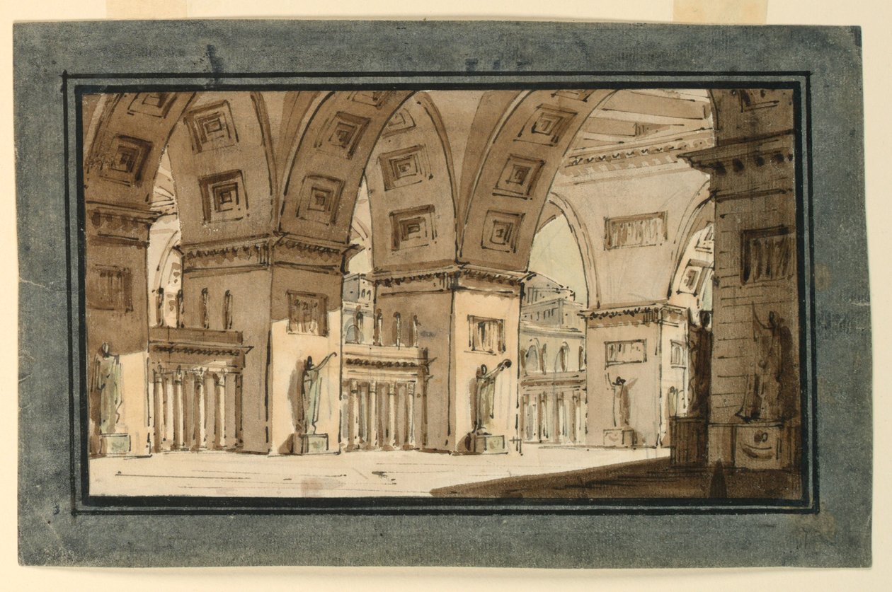 Sahne Tasarımı, Saray İçi by Angelo Toselli