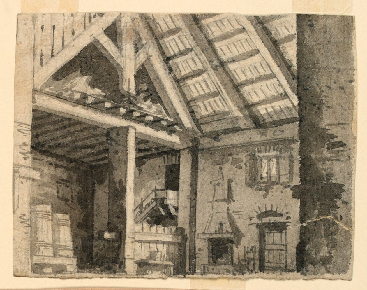 Sahne Tasarımı, Bir Ülke Lojmanının İç Mekanı by Angelo Toselli