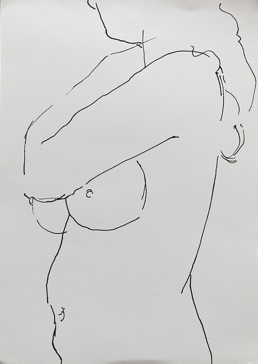 Kol Katlanmış Çıplak, 2019 by Angie Kenber