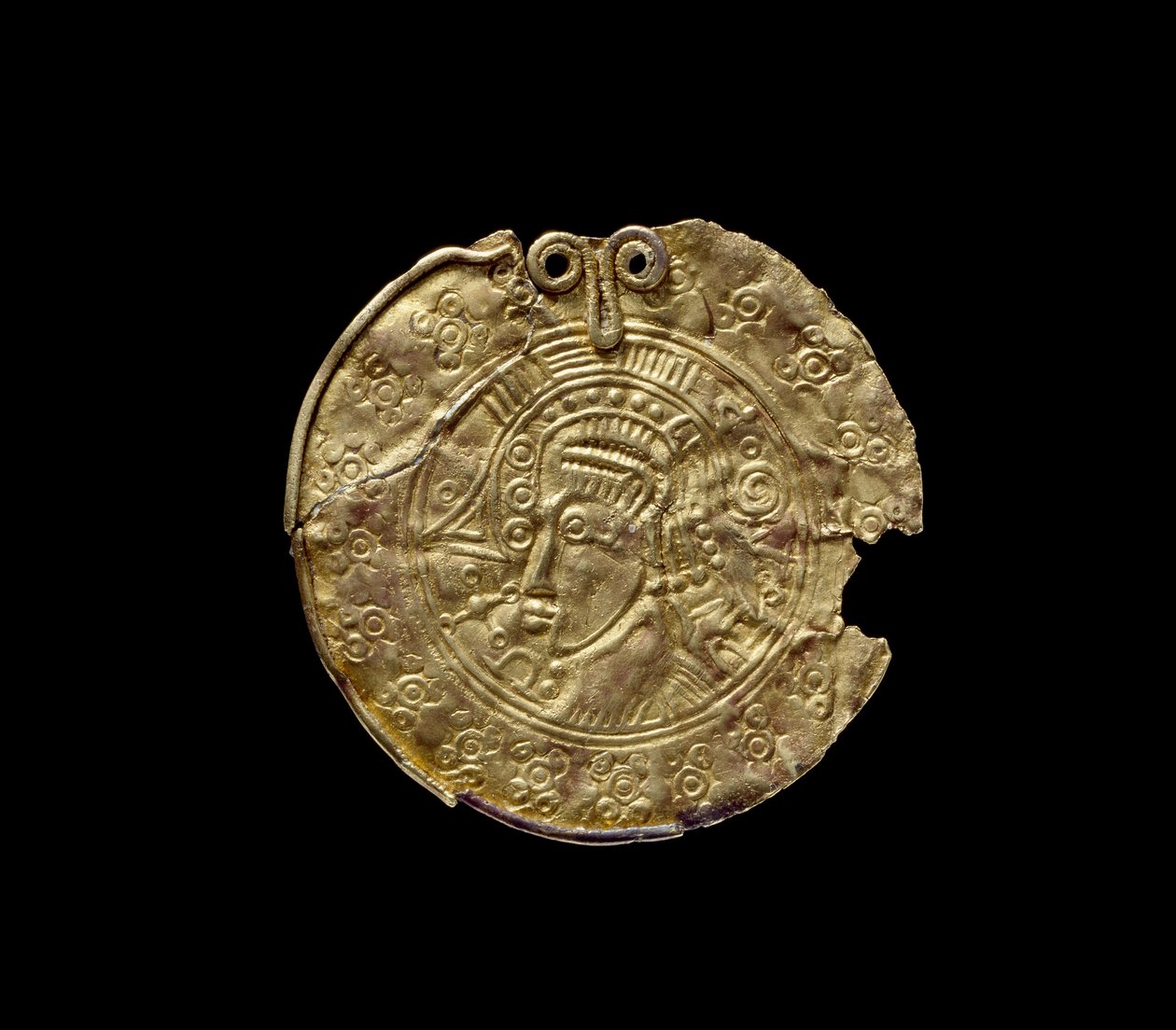 Aziz Giles Bracteate (altın) by Anglo Saxon