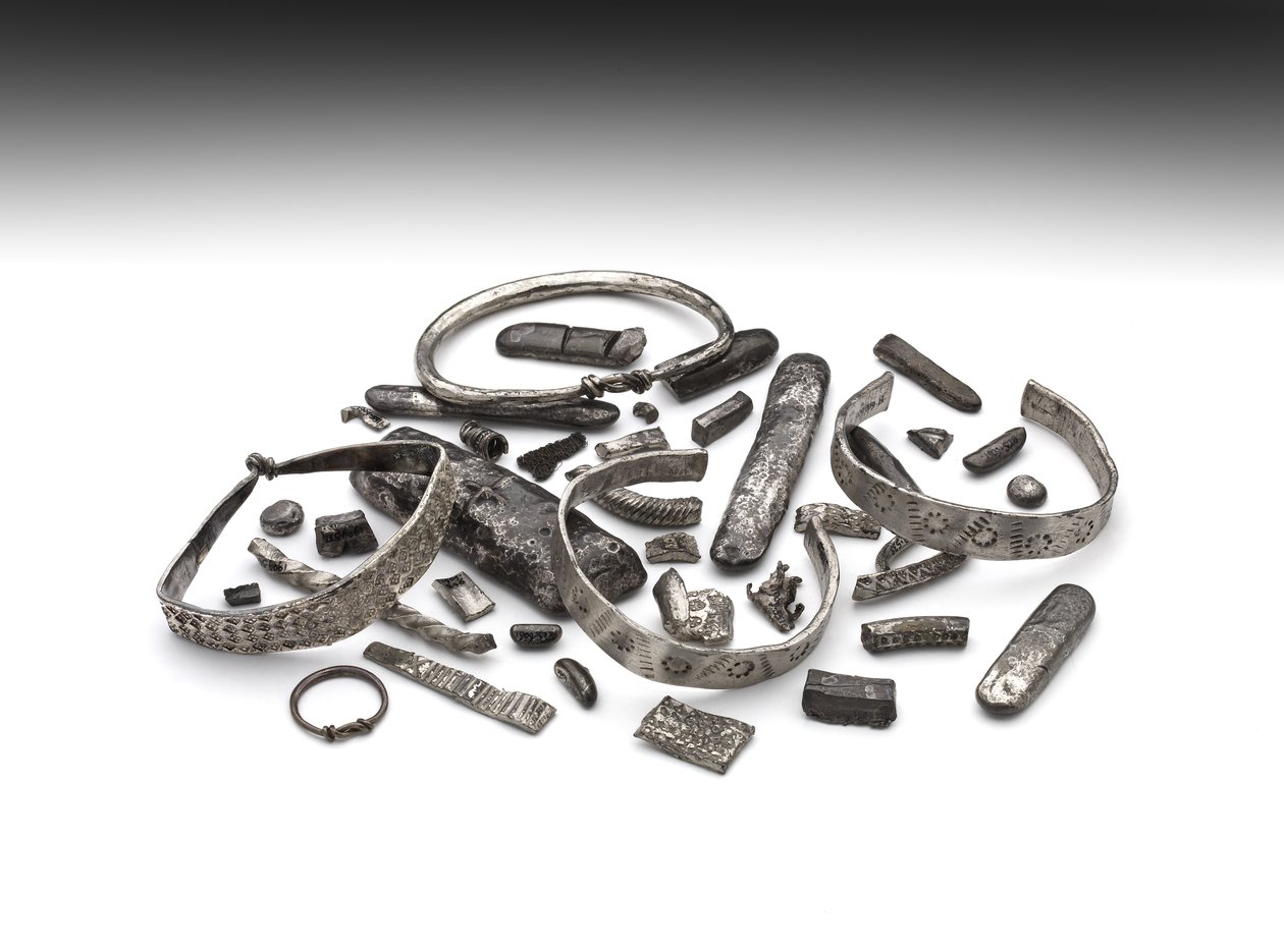 Silver fragments (silver) by Anglo Saxon