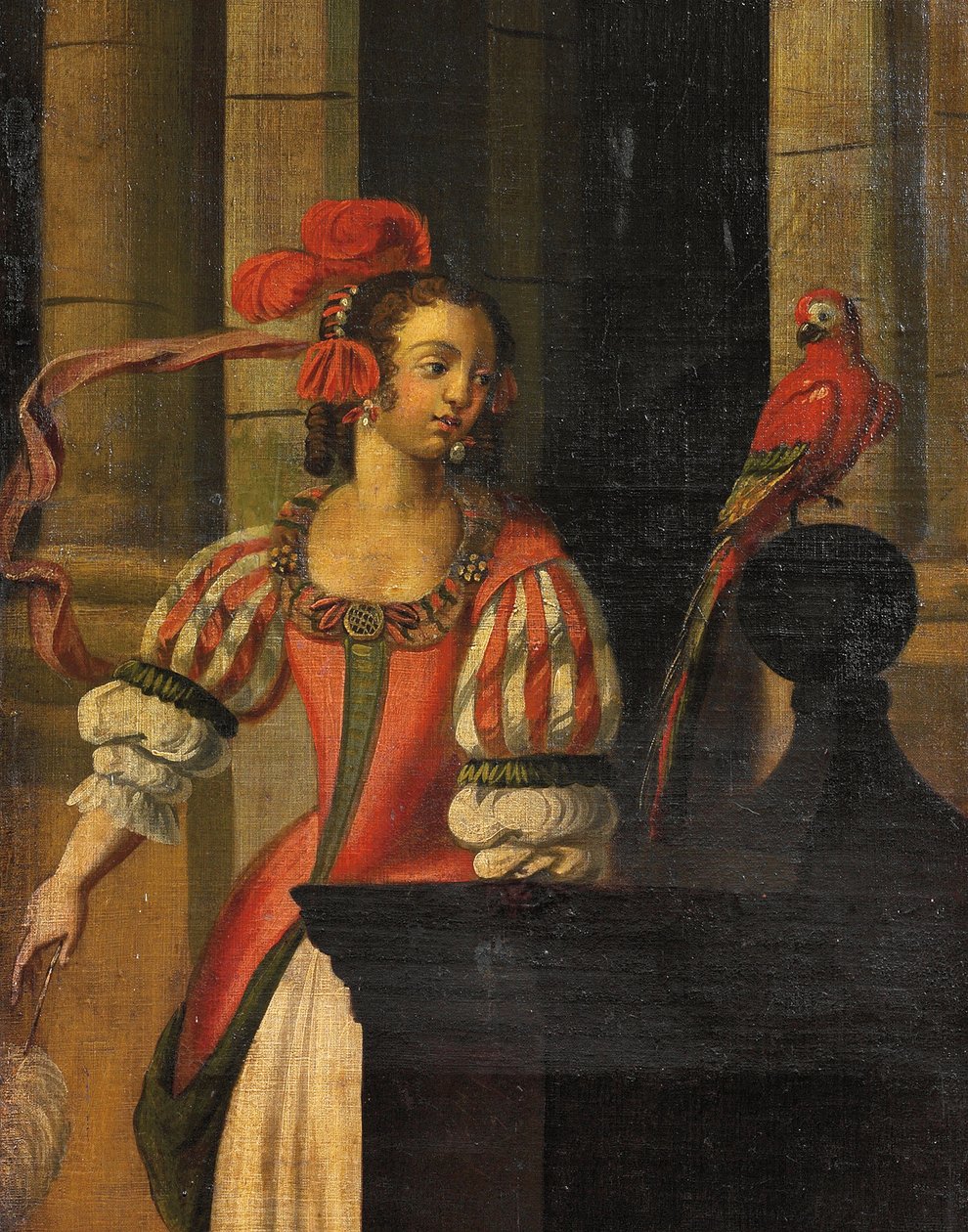Dört katlı çift taraflı ekran, c.1700 by Anglo Flemish School