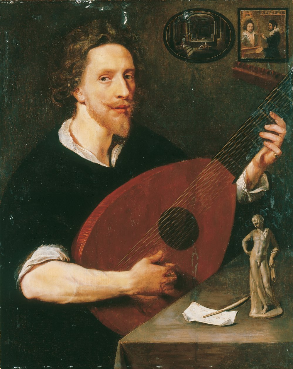 Bir beyefendinin portresi, muhtemelen Nicholas Lanier by Anglo Flemish School