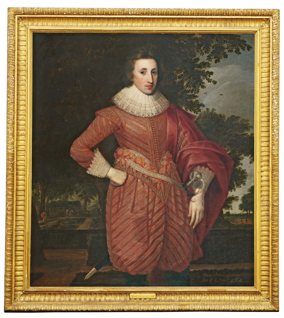 Geleneksel olarak Galler Prensi Henry olarak tanımlanan bir beyefendinin portresi, c.1620 by Anglo Flemish School