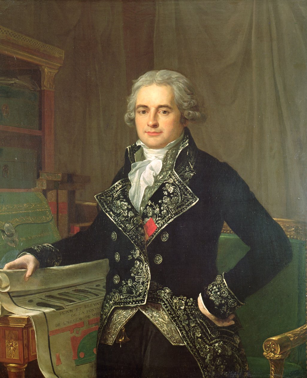 Jean Antoine Chaptal (1756-1832) Chanteloupe Kontunun Portresi by Anicet Charles Lemonnier