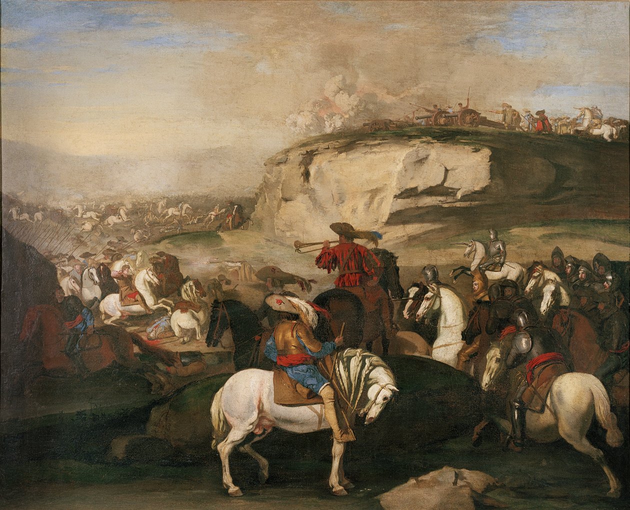 Savaş Sahnesi, c.1630-39 by Aniello Falcone
