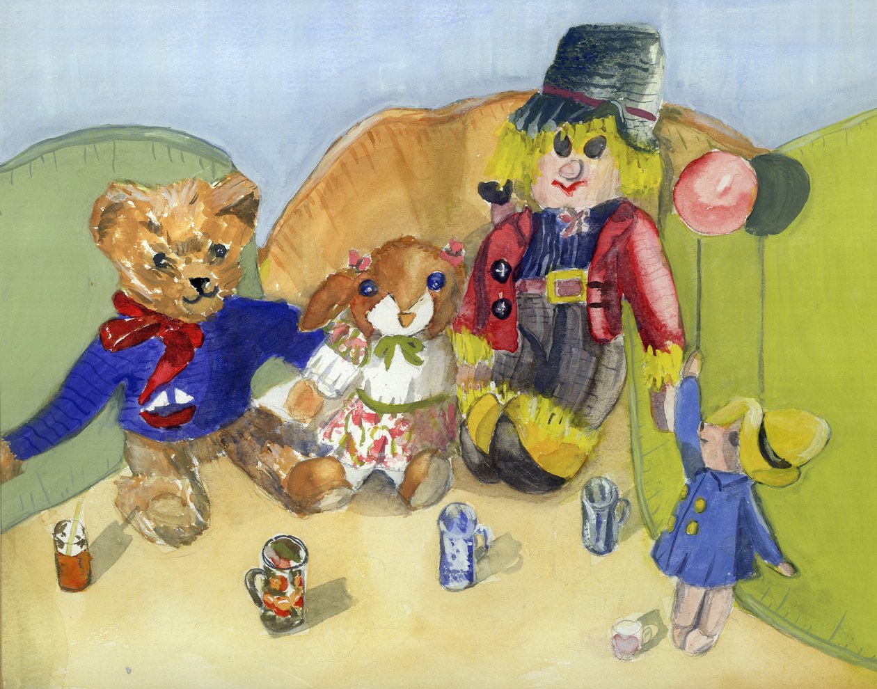 Granny Tuffys Oyuncaklar (kağıt üzerinde wc) by Ann Robson