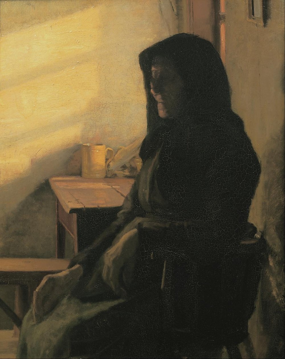 Odasında kör bir kadın by Anna Ancher