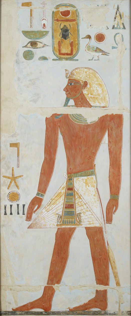 Duvar resminin kopyası, Deir el Bahri Büyük Tapınağı, Anubis Şapeli, 20. yüzyıl by Anna