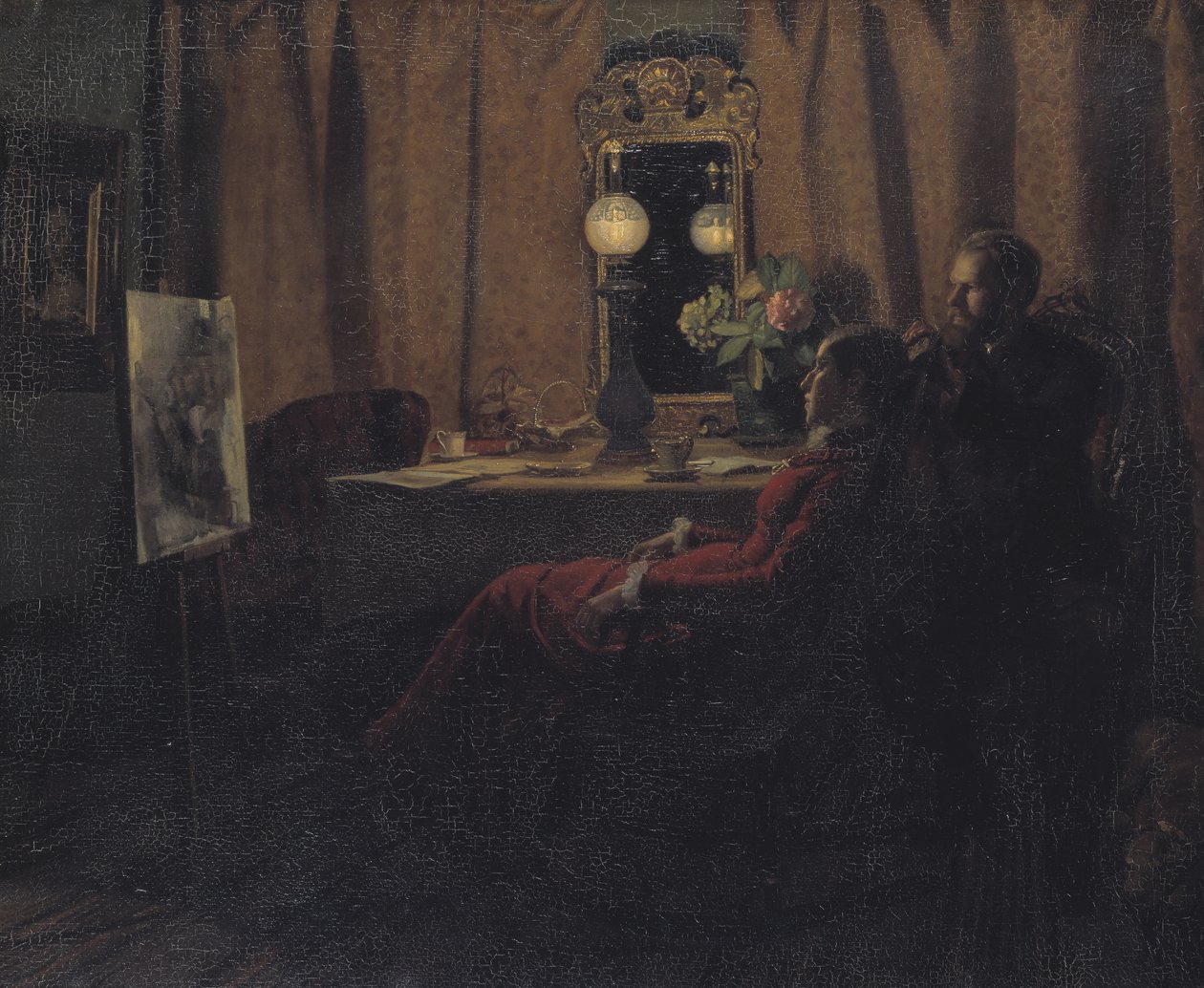 Günün Çalışmasını Değerlendirmek by Anna Ancher