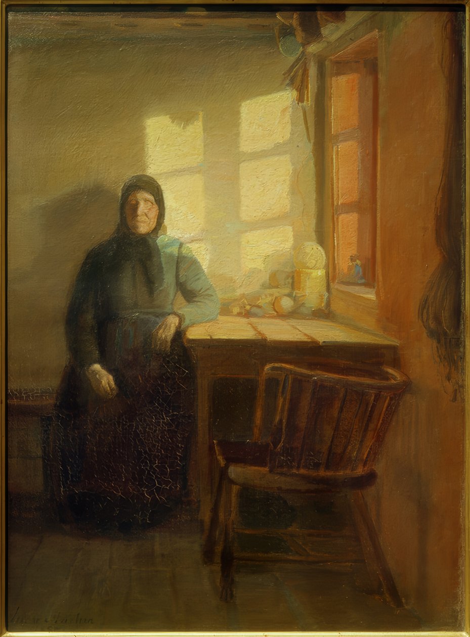Güneş ışığında kör by Anna Ancher