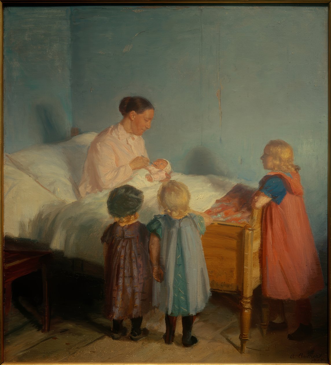 küçük kardeş by Anna Ancher