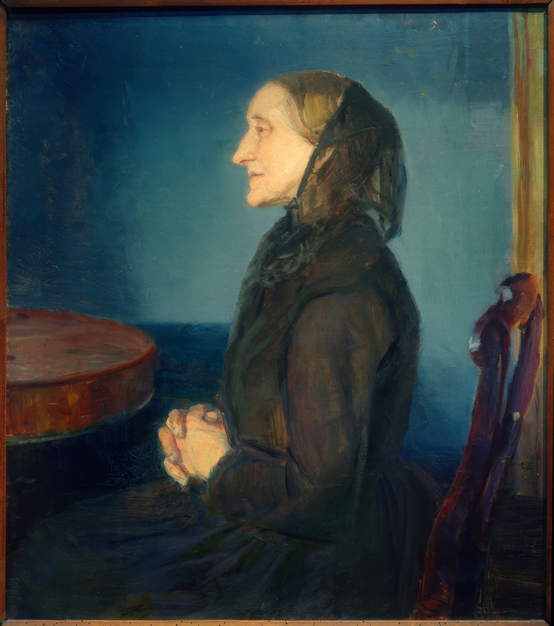 sanatçının annesi by Anna Ancher