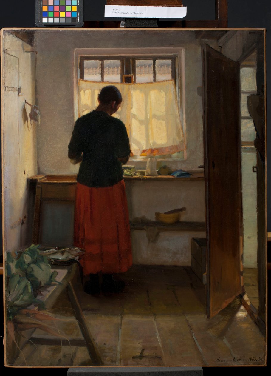 mutfakta hizmetçi by Anna Ancher