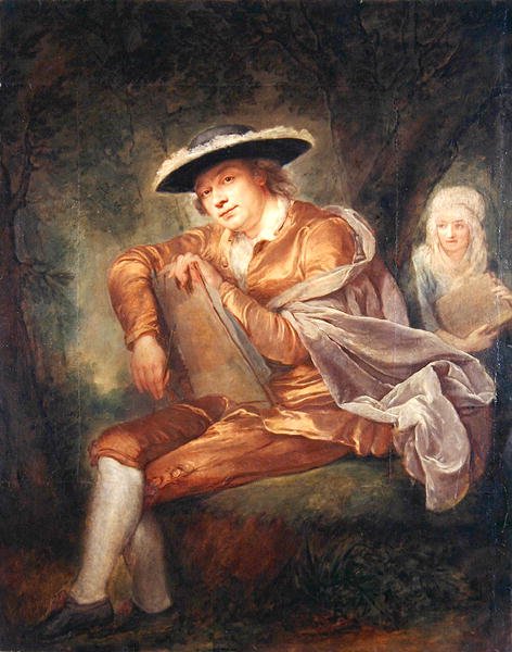 E.F. Thersbusch, Ressamın Kocası (tuval üzerine yağlı boya) by Anna Dorothea Therbusch