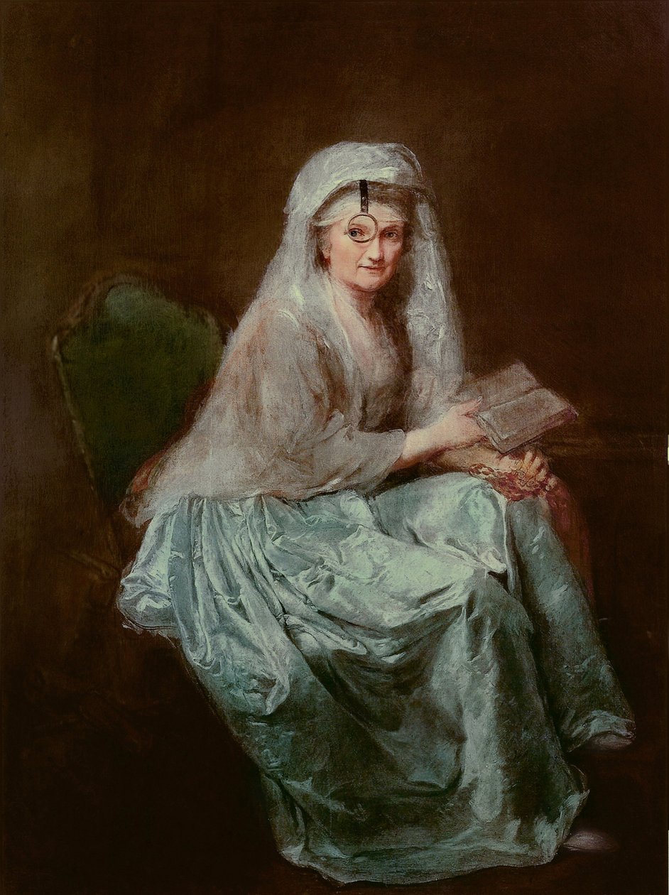 Tek gözlüklü otoportre, 1777 by Anna Dorothea Therbusch