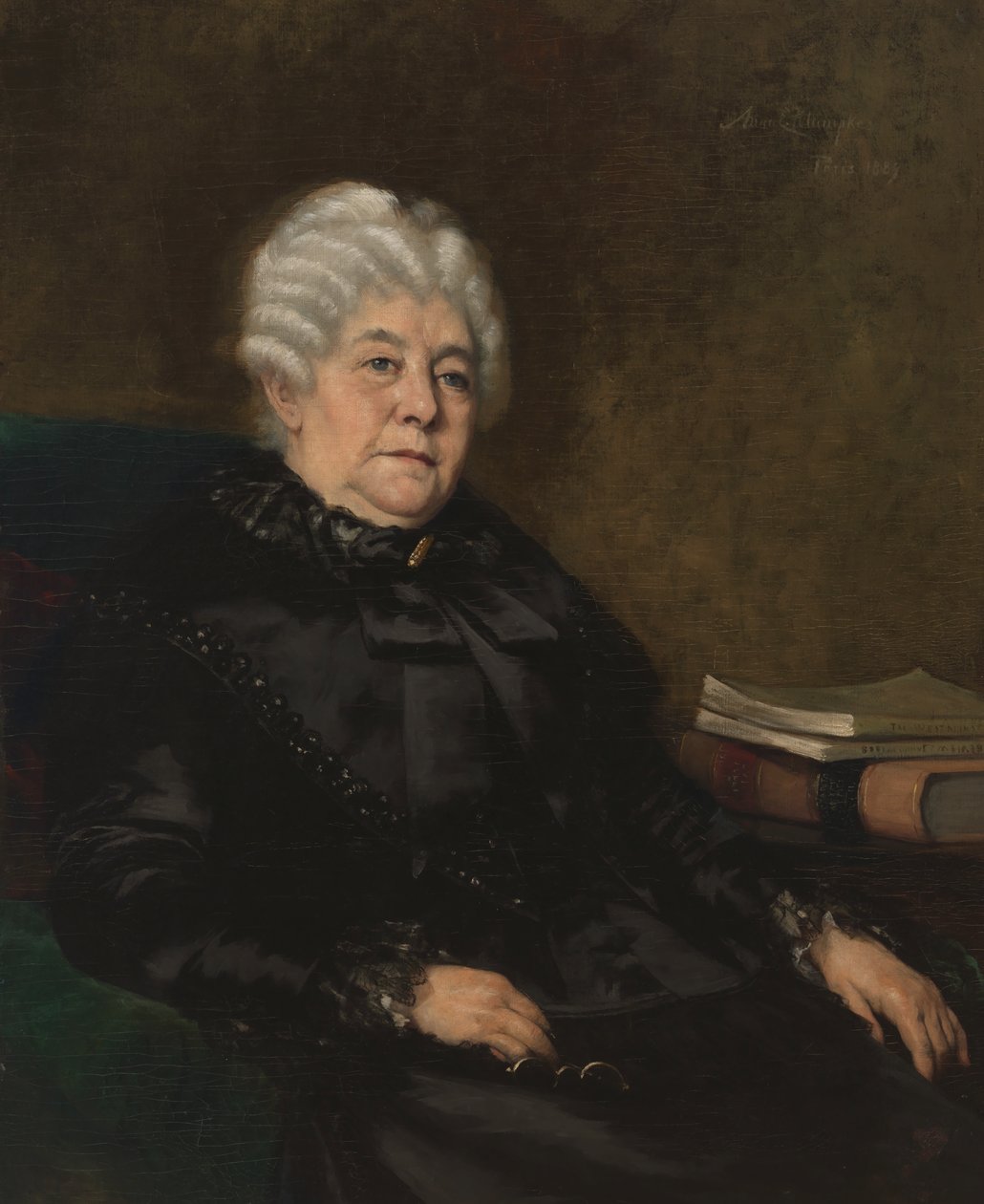 Elizabeth Cady Stanton, 1889. by Anna Elizabeth Klumpke