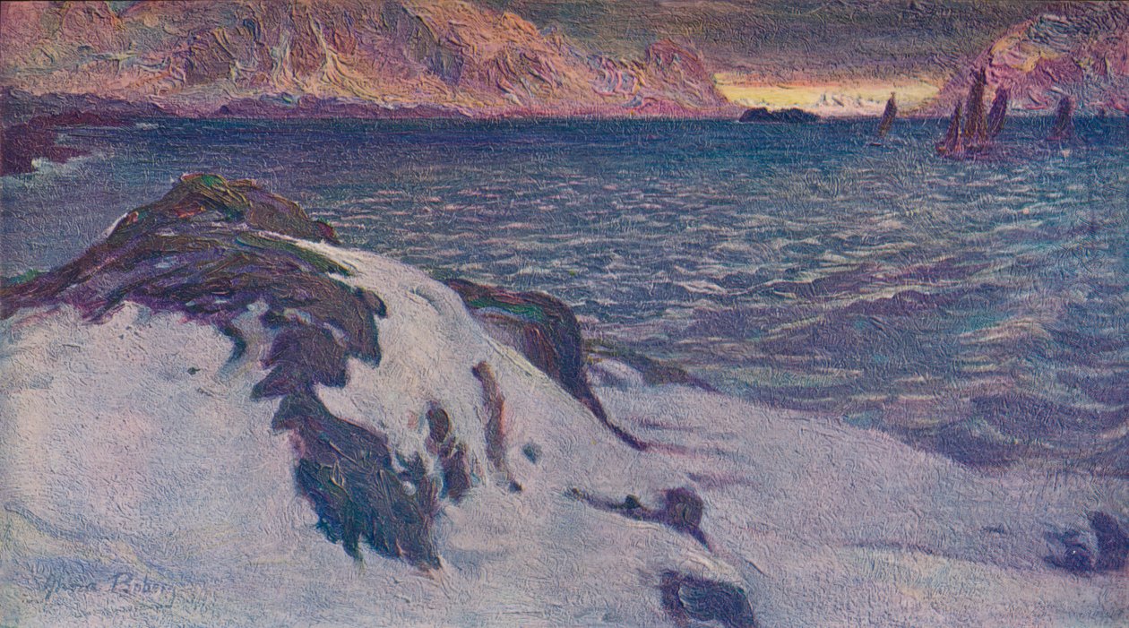 Bir Lofoden Deniz Manzarası, c1910 by Anna Katarina Boberg