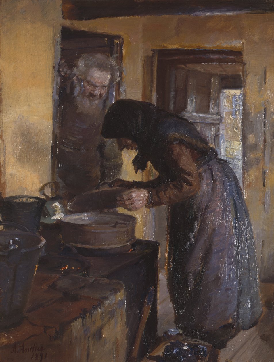 Mutfakta by Anna Ancher