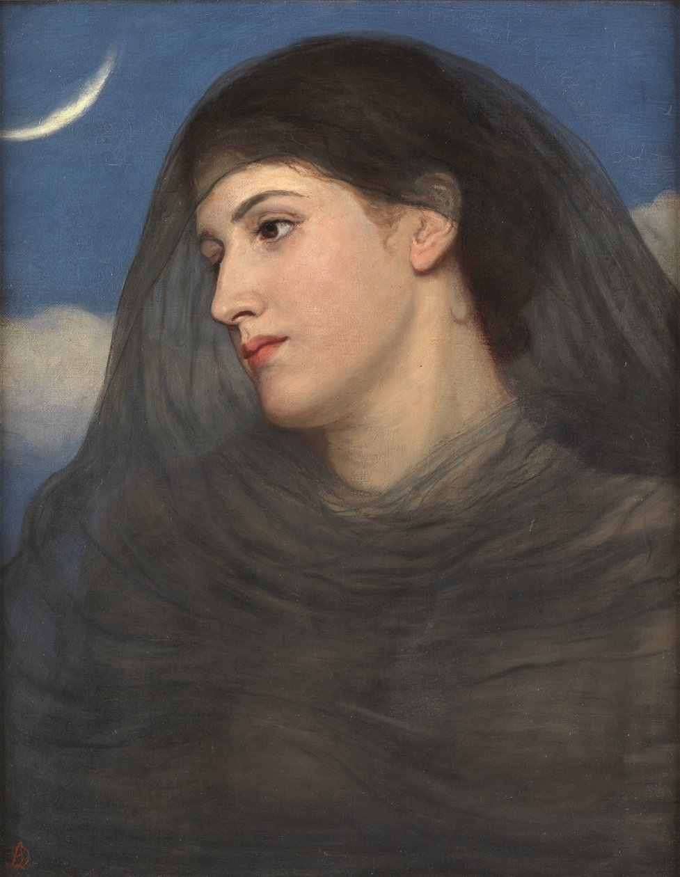 Diana (tuval üzerine yağlı boya) by Anna Lea Merritt