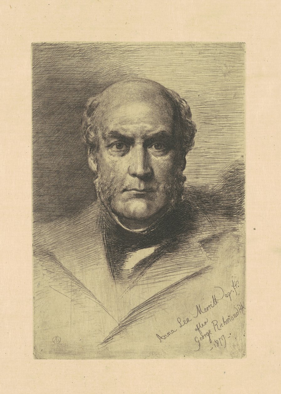 Sör Gilbert Scott by Anna Lea Merritt, after George Richmond