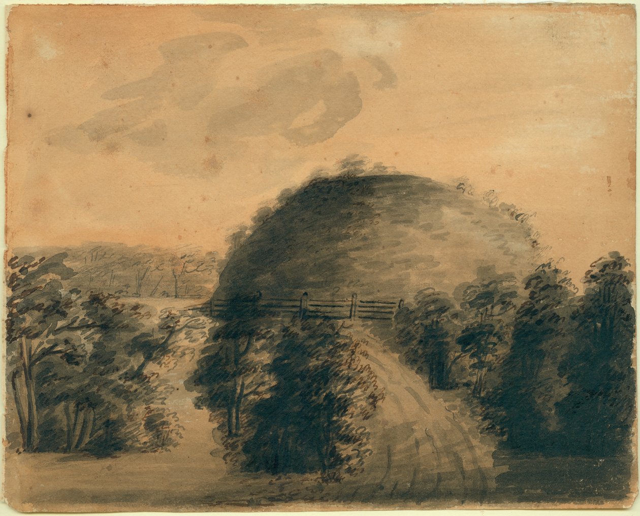 Anna Maria Von Phul tarafından Büyük Höyük çizimi by Anna Maria von Phul