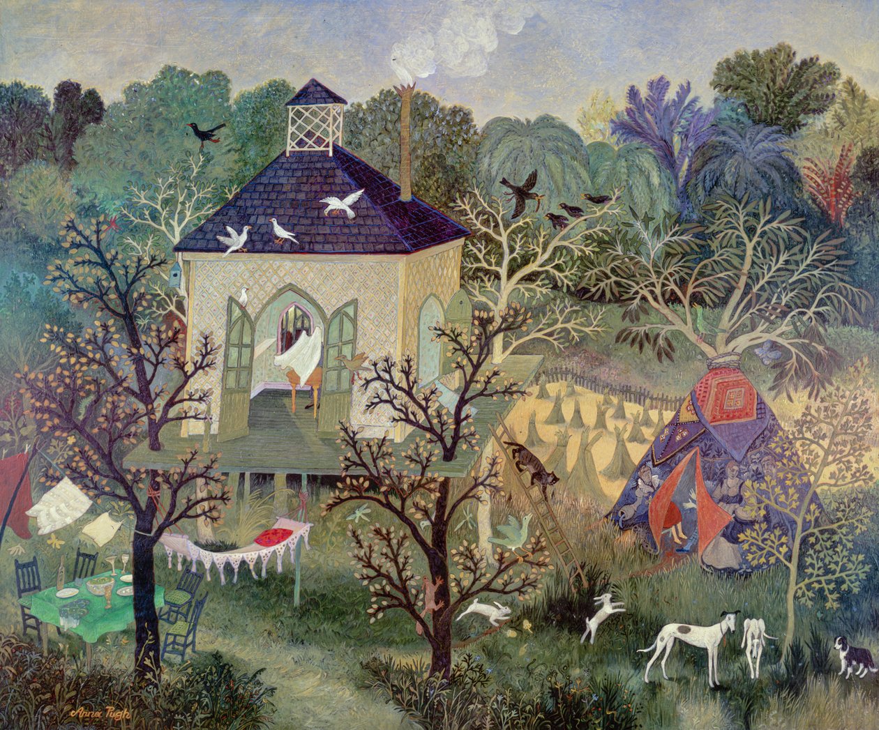 Olunacak Bir Yer, 2003 (akrilik) by Anna Pugh