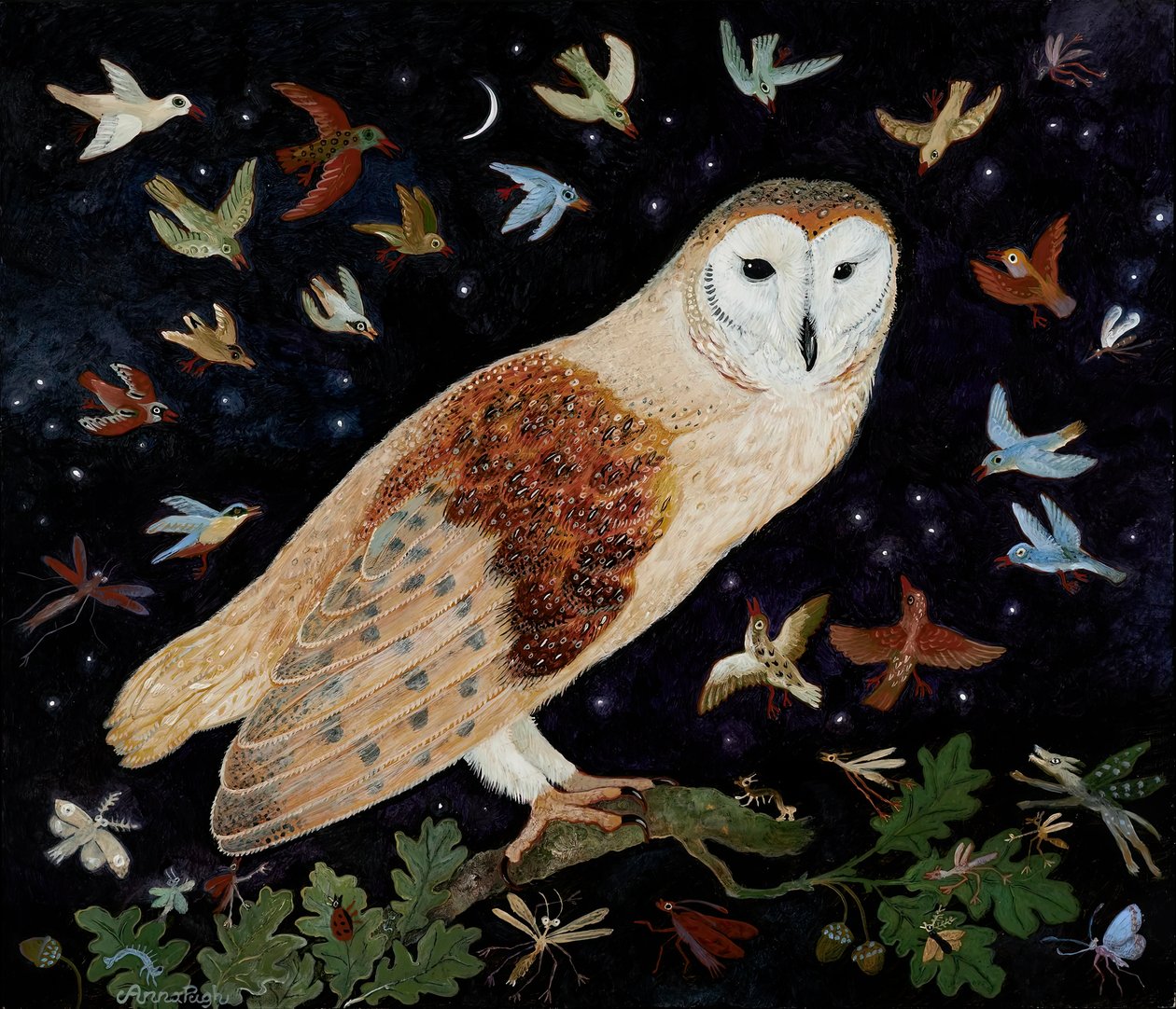 Bilgeye Bir Söz, 2013 (akrilik) by Anna Pugh