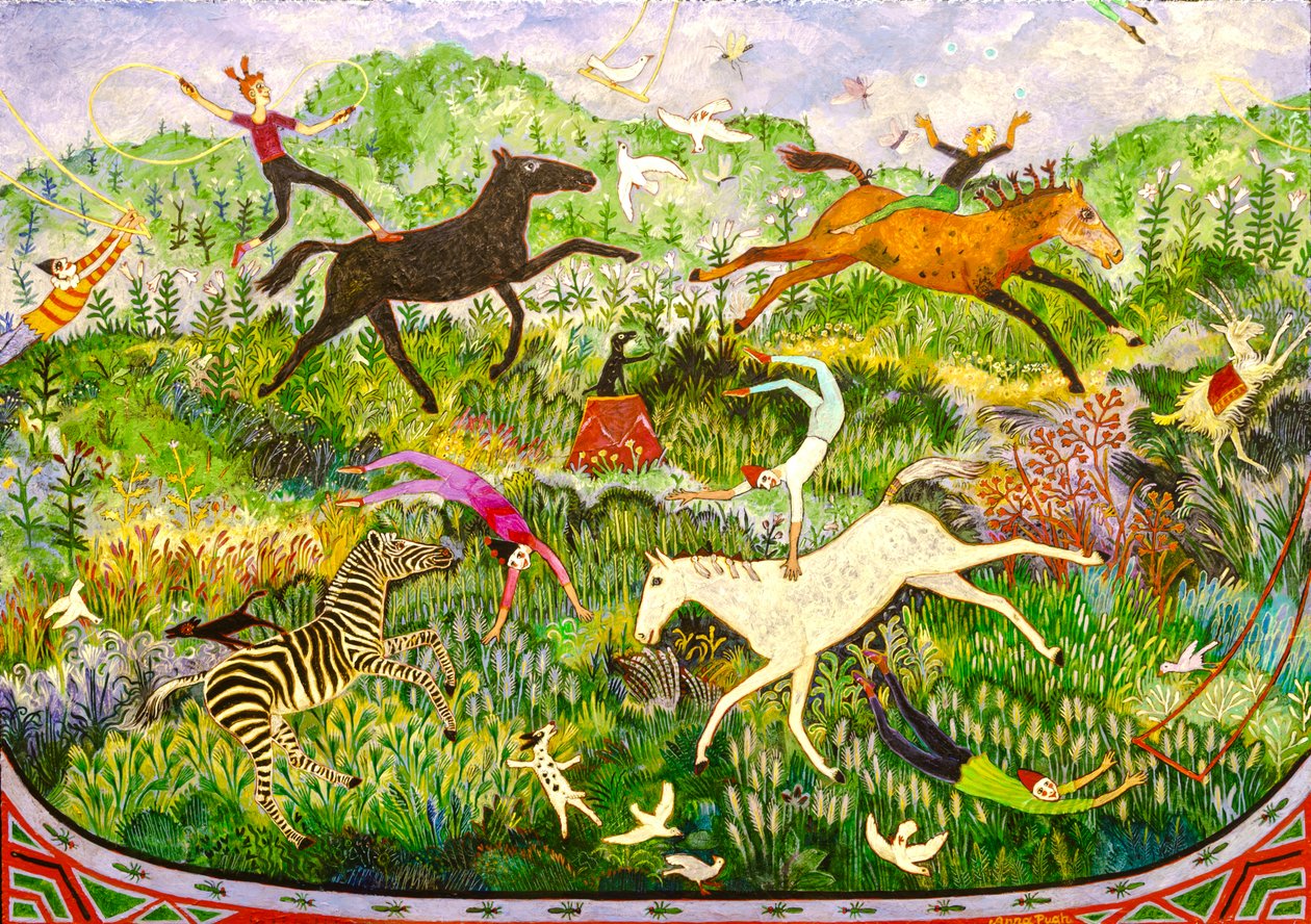 Ve Bir Sonraki Numaram İçin, 2017 (akrilik) by Anna Pugh