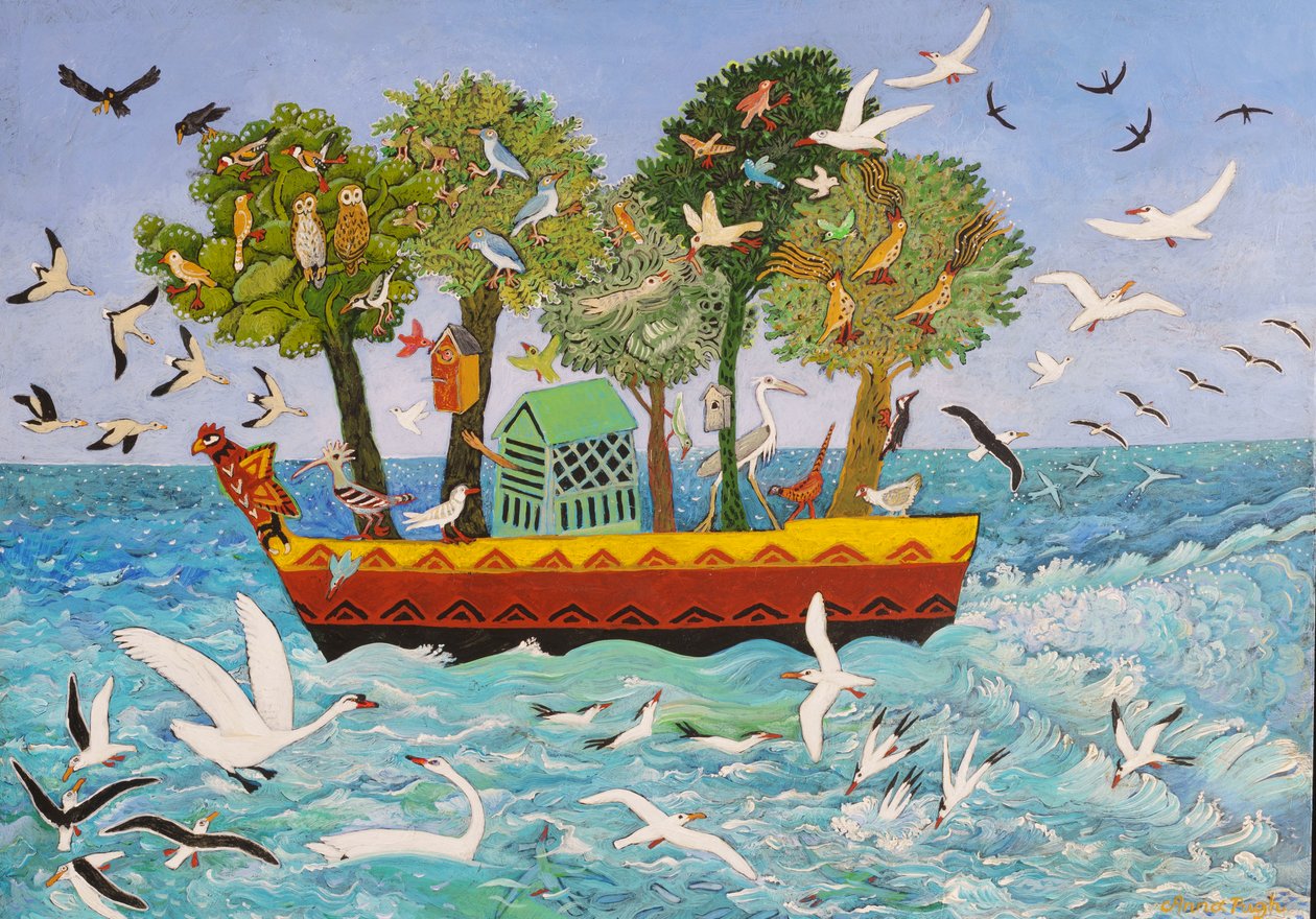 Kuş Gemisi (akrilik) by Anna Pugh