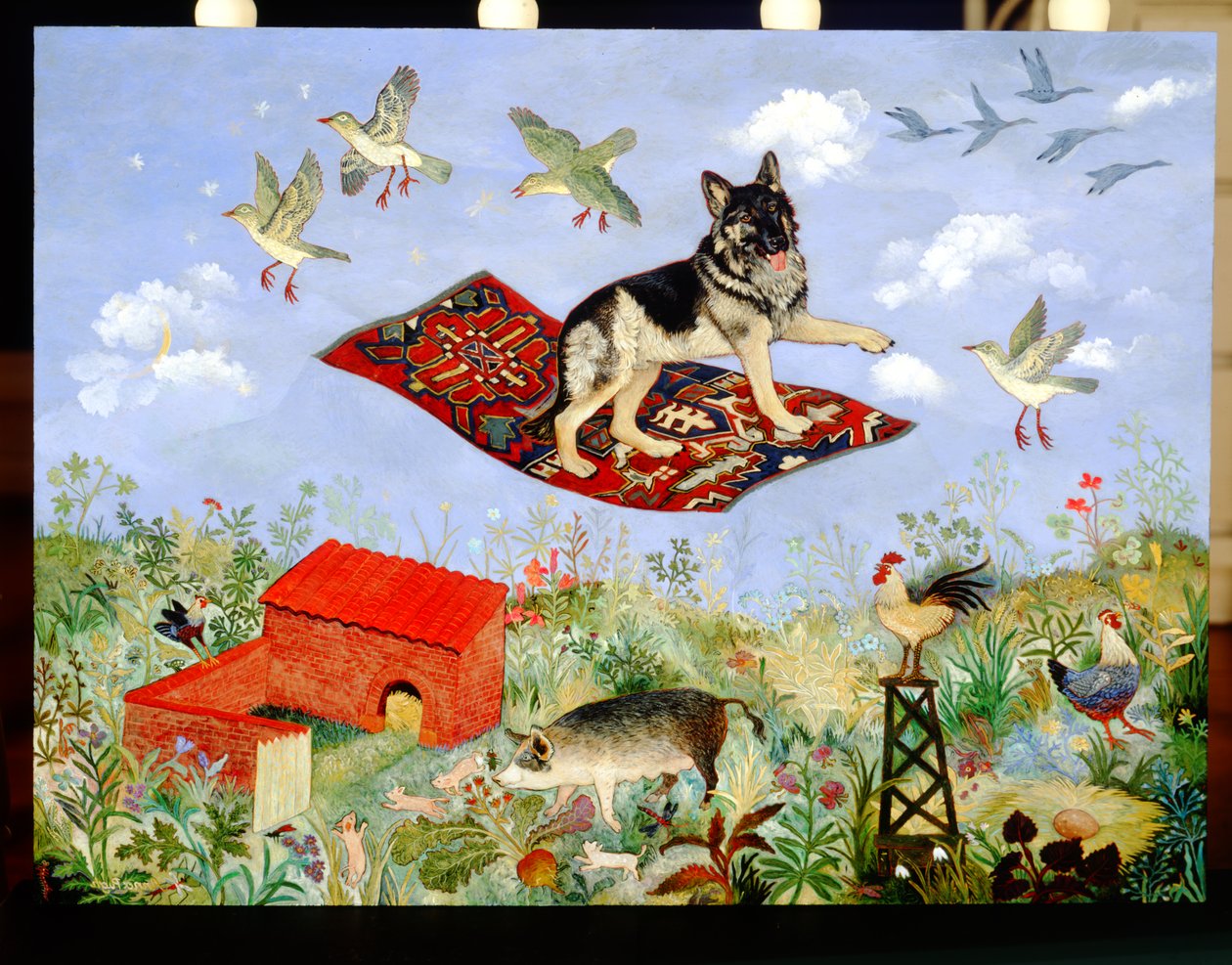 Bulutları Kovalamak, 2010 (akrilik) by Anna Pugh