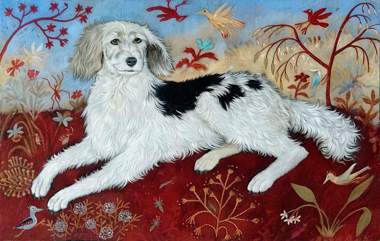 Doodle, 2014 (akrilik) by Anna Pugh