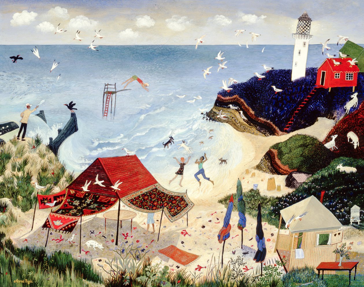 Eğlence, 2005 (akrilik) by Anna Pugh