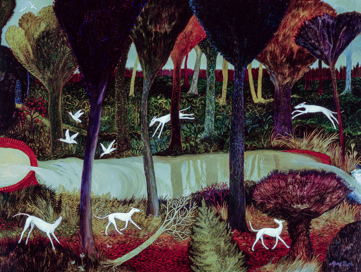 Gesso in the wood, 2005 (akrilik) by Anna Pugh
