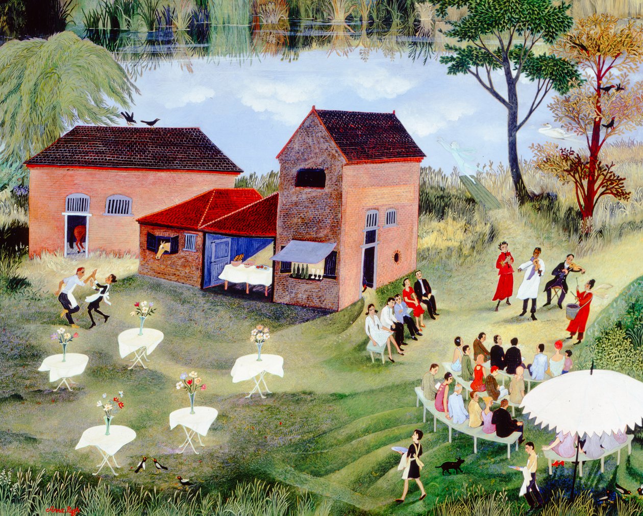 Ruh Halinde, 2004 (akrilik) by Anna Pugh