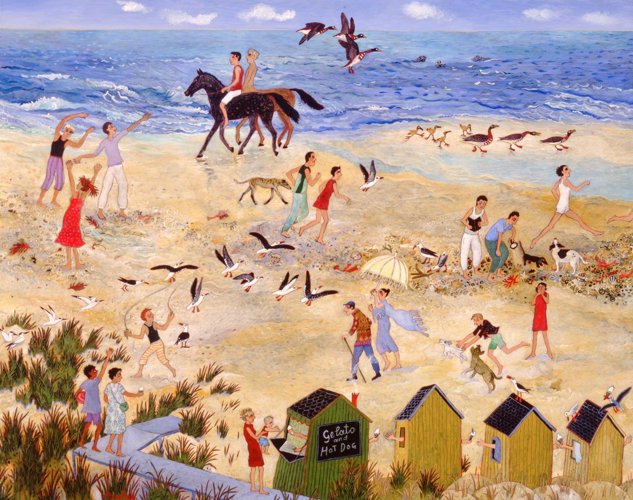 Alçak Gelgit, 2010 (akrilik) by Anna Pugh