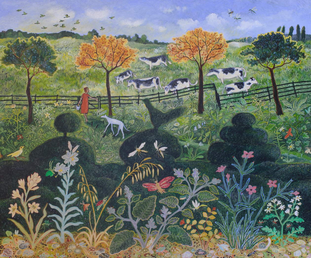 Yakın ve Uzak, 2015 (akrilik) by Anna Pugh