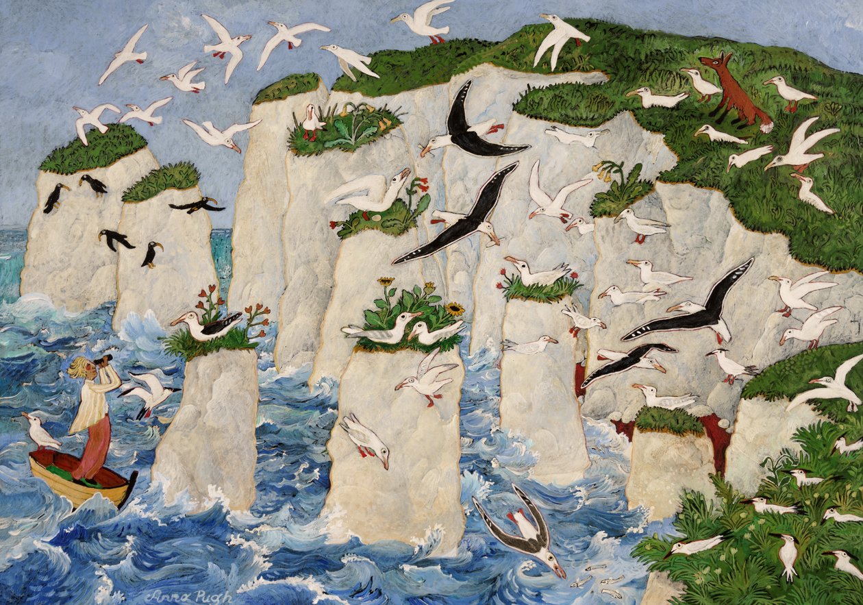 Yaşlı Harry, 2017 (akrilik) by Anna Pugh