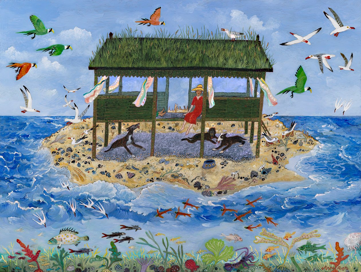 Yedinci Cennet, 2013 (akrilik) by Anna Pugh