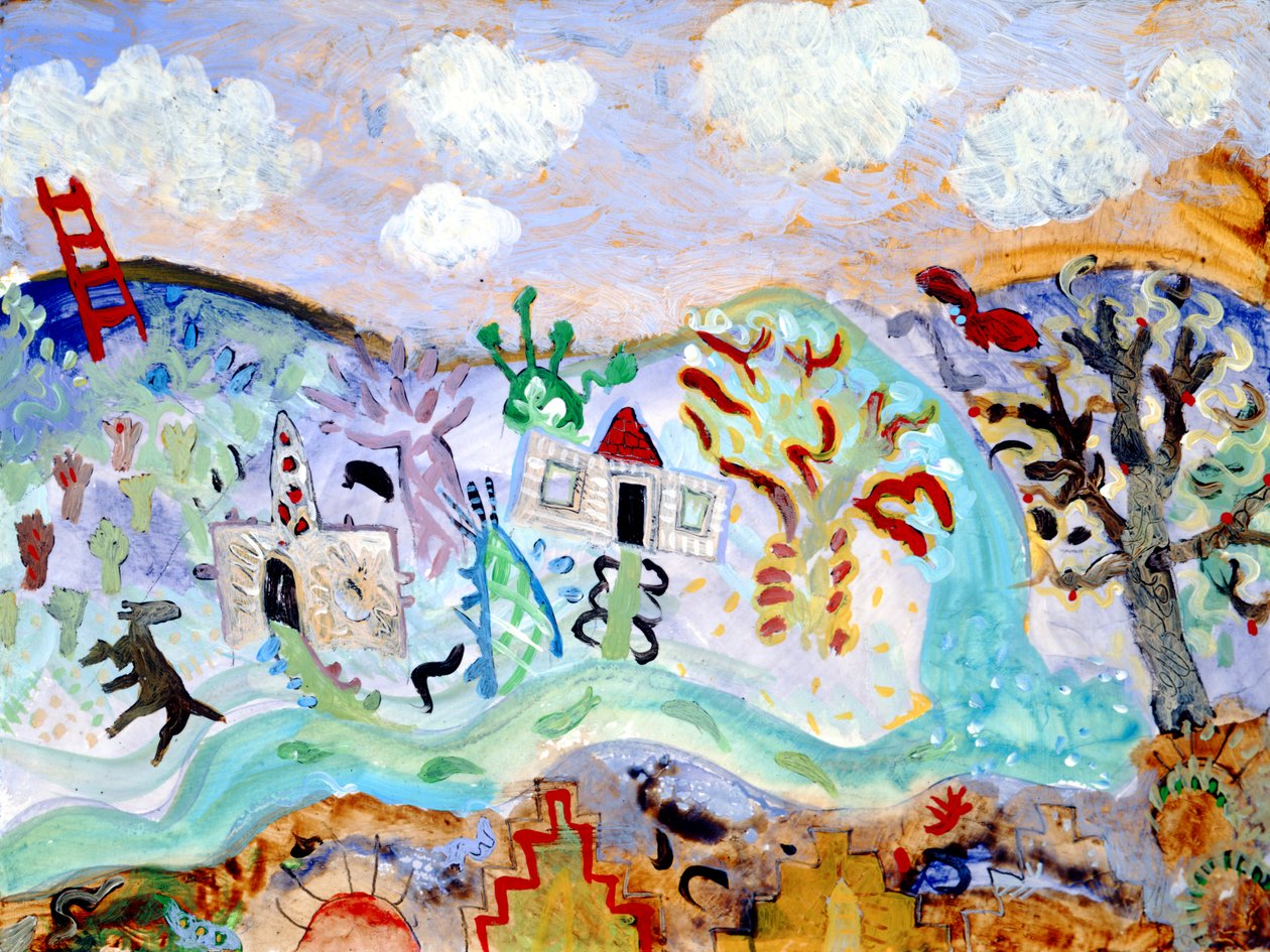 Eskizleri göster, 2003 (akrilik) by Anna Pugh