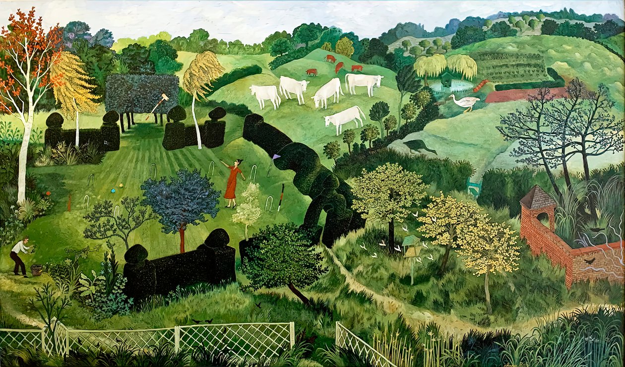 Pazar, 2013 (akrilik) by Anna Pugh