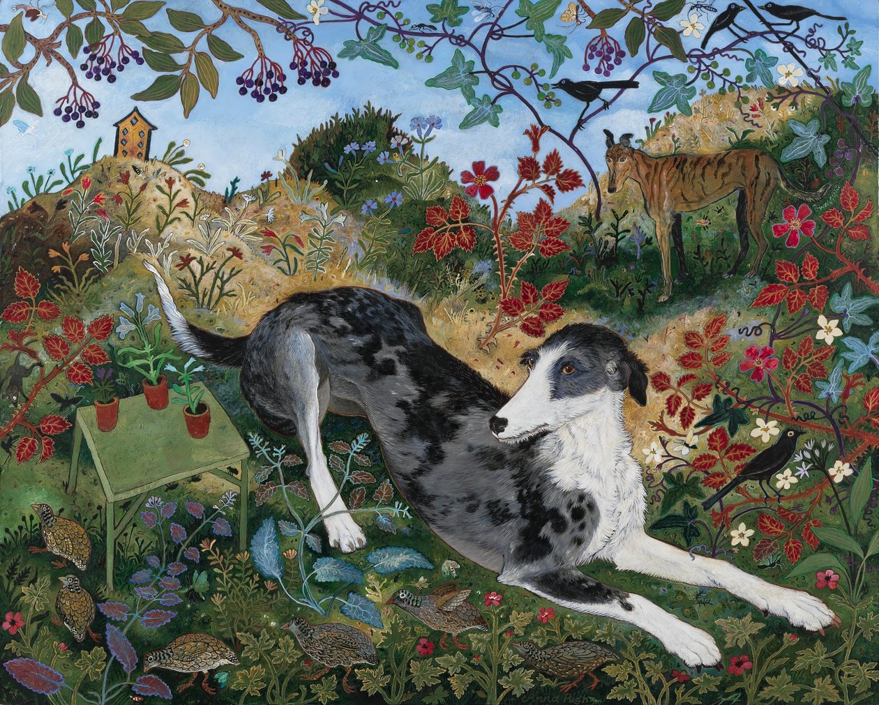 Nefes Almak, 2013 (akrilik) by Anna Pugh